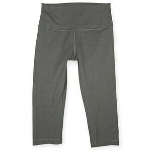 Lululemon  Like New| Active Crop Leggings | Women's | 8 | Green | High-Rise